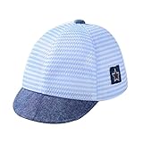 ブルーコットンサナット折りたたみビーチハットグレートギフトベビーハットサマーハットラブリーキャップ