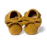 (プタス) Putars 赤ちゃん 靴 スリッポン スエード フリンジ ファーストシューズ 蝶結び やわらかい 歩行練習 履きやすい 履き心地いい 女の子 男の子 軽量 滑り止め 春 夏 出産お祝いプ