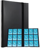 Mint Protect カードファイル 9ポケット 360枚収納 トレーディングカード トレカ ファイル (ブラック)