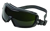 UVEX by Honeywell S3545X Entity Series Goggle with Shade 5.0 Lens, Matte Black Body and Uvextra Anti