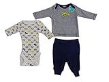 Carters Preemie赤ちゃん男の子服ボディスーツシャツとパンツ3個入りTrucks