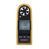 Demiawaking デジタル風速計 温度計搭載 簡易測定 風速計測