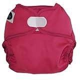 Imagine Baby Products All-In-Two Shell Hook and Loop Diaper Cover, Raspberry by Imagine Baby Product