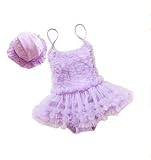 Baby Lovess babylovessガールズプリンセスレースレイヤー水着チュチュドレス US サイズ: XL カラー: パープル