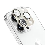 Apapeyaカメラ保護カバー iPhone 15 Pro/iPhone 15 Pro Max用 レンズ保護フィルム アルミ合金製＋AR高透過率強化ガラス アイフォン15プロに対応 カメラカバー 全面保護 0.25mm超薄 一体型レンズ保護フィルム レンズ保護ケース アイフォン15プロ マックスに対応 防爆裂・耐衝撃・スクラッチ防止・露出オーバー防止・ケースに干涉なし（1枚）シルバー