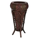 Nearly Natural 526 Decorative Stand Planter, Brown by Nearly Natural