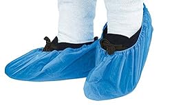 Keepjoy シューズカバー　100枚セット 使い捨て ビニール 靴カバー 簡単便利 衛生 家庭用品 ブルー
