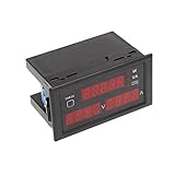 Baoblaze ABSプラスチック　2桁±　テスター　AC80-300V 100A　1秒ごとに2回　LED　電流　電圧　力率検出　