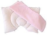 京都西川 ベビーサイズ ママハンドピロー（ピロケース付）（日本製） (ピンク色)