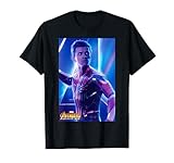 マーベル アベンジャーズ スパイダーマン マスクなし ポスター グラフィックTシャツ Tシャツ