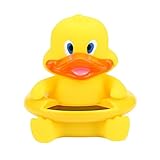 Tieanキュート動物赤ちゃん幼児バスタブ温度計水温度テスターおもちゃ イエロー