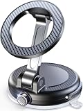 スマホホルダー 車 マグネット【真空吸盤×超強磁力×ナノゲル吸着】 車 スマホスタンド MagSafe 24×N55強化磁石 安定性 360°自由調整 カー用品 車載スマホホルダー 片手操作 ボタンを解放する 一瞬で着脱 マグセーフ 車載 携帯スタンド 耐寒/耐熱/変形しにくい 携帯ホルダー 車 炭素繊維材質 携帯便利 コンパクト 車用品 iPhone&Android多機種と多車種が対応 ホワイト