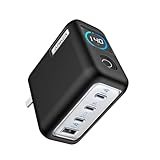 For Anker Charger (140W, 4 Ports) ケース 上質シリカゲル素材 キズ防止 軽量 擦り傷防止 全面保護型 耐久性 耐衝撃 Anker Charger (140W, 4 Ports) ケース カバー (ブラック)