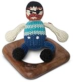 Finn+Emma フィン&エマ 手編み人形付 木製 ティーチングリング 海賊 B02-0903a