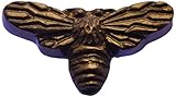 Brass Elegans Bumble Bee Design Cast Brass Cabinet Knob in a Designer Antique Bronze Finish Brass El