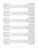 PREMIUM Adjustable Child Safety Locks - Latches to Baby Proof Cabinets, Drawers, Fridge, Oven, Dishw