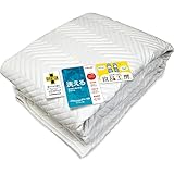 【ホテル仕様 日本製】安眠工場 ウォッシャブル敷きパッド (シングル/オフホワイト) 厚手 綿【抗ウイルス仕様】