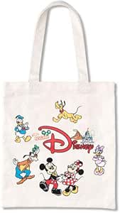 Amazon ディズニー トートバッグ チームディズニー リンクコーデ ミッキー フレンズ レトロデザイン 東京 ディズニーリゾート Tdr 布バッグ エコバッグ バッグ 財布 おもちゃ