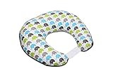 Bacati Elephants Nursing Pillow Cover Aqua/Lime/Grey [並行輸入品]