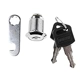 Fenteer 安全　錠前　ロッカー　小型　レターボックス　引き出し用　メールボックス　戸棚　防盗対策　キー付き　　