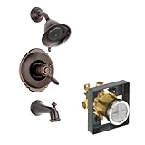 デルタDelta ktsdvi-t17455-rb Victorianタブ/シャワーキットpressure-balance dual-functionカートリッジ、ベネチアンブロンズベネチアンブロンズ
