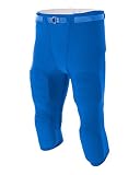 FootballフライレスフロントパンツSuper Tough Moisture Wicking組み込みパッドホルダー付き( 12色で7大人用サイズ)