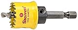 Starrett KCSC22-N Bi-Metal Smoothcut Hole Saw Assembly for Battery Operated Power Tools, HSS Teeth, 