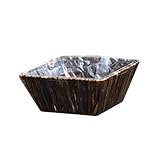 定番バスケット　ロータスステムカゴ　スクエア角タイプ　鉢カバー　ダークブラウン　WH02BR　Lotus stem