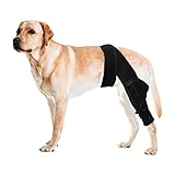 犬用 リハビリ 用品 シングル 老犬介護 介護用品 調節可能装着簡単 舐め防止 保健 傷口 骨折治療 術後保護 捻挫 関節炎 膝関節 小型犬 中型 大型犬 サポーター (S)