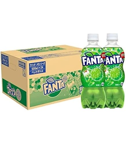 Amazon.co.jp: ファンタメロンソーダ 500ml×24本 ファンタメロン 炭酸