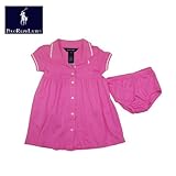 ＲＡＬＰＨ ＬＡＵＲＥＭ【ラルフローレン】ＢＡＢＹ  ポロワンピース/ピンク/インナーパンツ付き