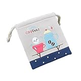 「愛コーヒー」引き縄袋(14.5*17cm)