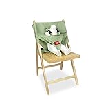 Mom's Free ポータブルベビーブースターファブリック折り畳み式ポーチ旅行旅行 (Green) [並行輸入品]