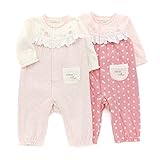 coeur a coeur(クーラクール) カバーオール (70～80cm) キムラタンの子供服 (44054-171a) ローズ 70