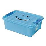 笑顔がかわいい！！「スマイルボックス Sサイズ」【IT】ブルー(#9815084)サイズ：幅40×奥行28×高さ15cm
