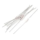 uxcell　サーマルヒューズ　軸リード　メタル　125摂氏　AC250V　2A　10個入り