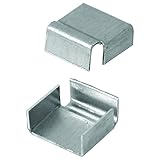 prime-line製品mp7794アルミSpreaderバークリップfor 5 / 16 x 9 / 16インチSpreader Bar、ミル仕上げ、(ボックスof 100 )