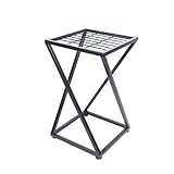 CHAOXIANG 多機能 厚い 1層 鉄 シンプルでモダンな 2色、 30x30x50/80cm (色 : ブラック, サイズ さいず : 30x30x50cm)