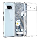 Kakuki For Google Pixel 7A ケース TPU+PC 黄ばみ無し ピクセル7A クリアカバー ストラップホール付 レンズ保護 米軍MIL規格取得 耐衝撃 落下防止 軽量 透明全面保護カバー (Pixel 7A 対応) ﻿