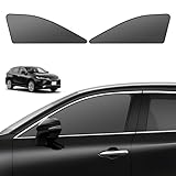 BLUESEATEC トヨタ ハリアー 80系 遮光 メッシュカーテン マグネット式 サンシェード サイド用 R2.06-現行 日除け UVカット簡単着脱 運転席 助手席 アクセサリー 収納袋付き 2枚