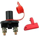 Hommyバッテリー マスタースイッチ 断路 24V 400Aバッテリスイッチ+蓋