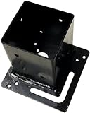 ガーデンガーデン システムサンデッキ用 角型台座の72mm〜74mm角対応ポール固定平地金具 HB-N72SD