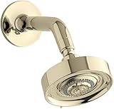 Kohler K-966-AF Purist/Taboret Multifunction Showerhead with Standard Ball Joint, Vibrant French Gol