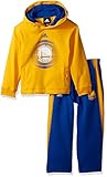 幼児用NBA Golden State Warriorsクラシックファンフリースセット、4t、ゴールド