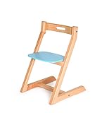HOPPL(ホップル) Choice チョイスチェア ブルー ヨーロッパビーチ材 CH-CHAIR-BL 高さ調整可能