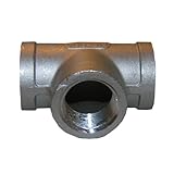 LASCO 32-2407 1/2-Inch Female Pipe Thread Type 304 Stainless Steel Tee by LASCO
