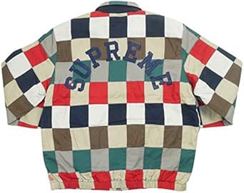 supreme patchwork harrington jacket