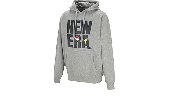 Amazon ニューエラ New Era ポケモン コラボ パーカー Square Logo グレー Pokemon L トレーナー パーカー 通販
