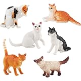 猫 ミニチュア飾り ねこ 動物モデル ドールハウスの装飾 ミニ猫 猫の置物 1:12スケール 子猫 風景装飾用