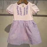 Bijoux&Bee(ビジュー&ビー) 柔らかチュールのロンパース ワンピース(70-80) 80,ピンク